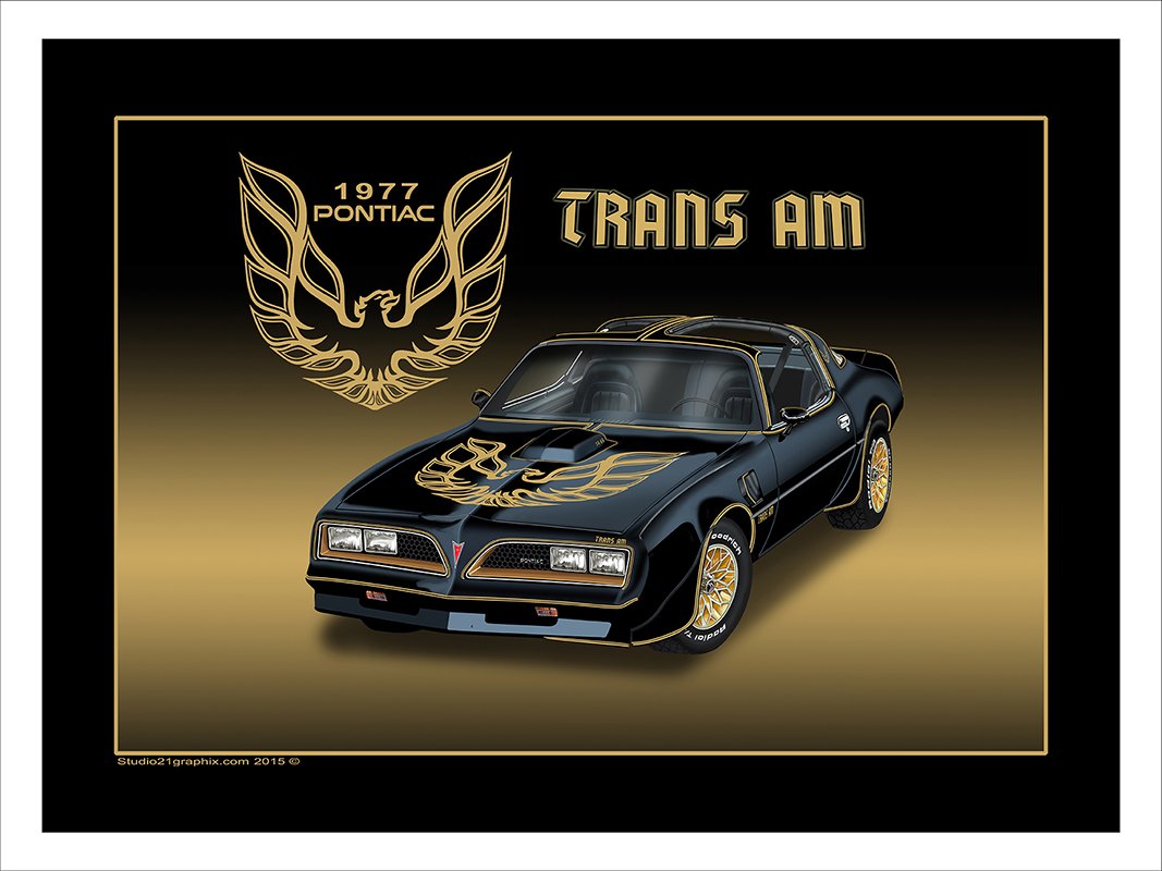 Amazon.com: Studio 21 Graphix Limited Edition 1977 Pontiac Trans